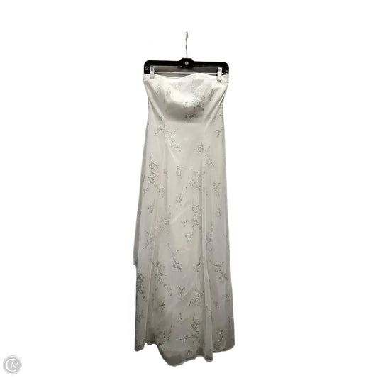 Dress Party Long By Cmb In Silver & White, Size: 3