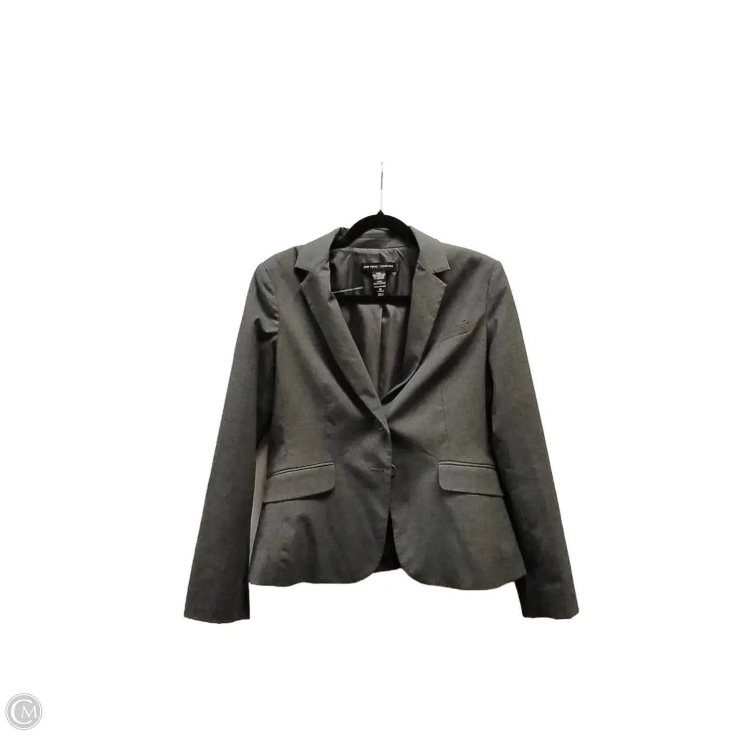 Blazer By New York And Co In Grey, Size: 10