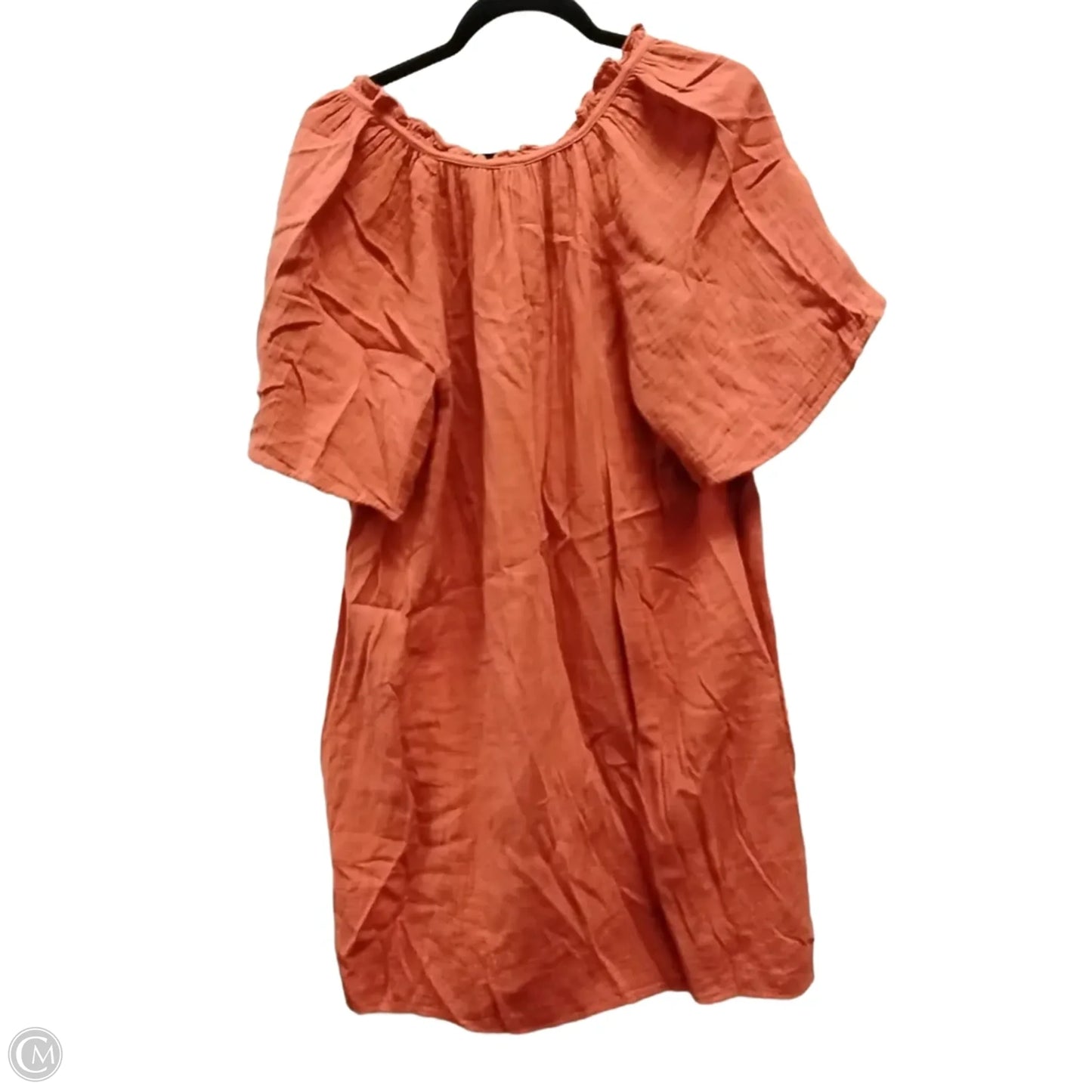 Dress Casual Midi By Old Navy In Orange, Size: L