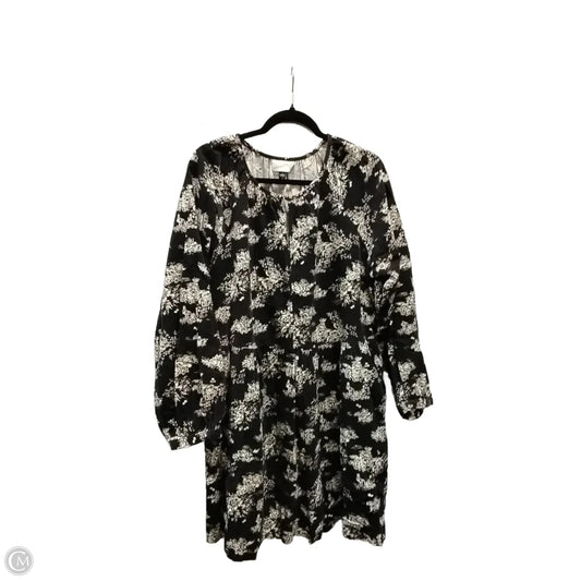 Dress Casual Midi By Universal Thread In Floral Print, Size: Xl