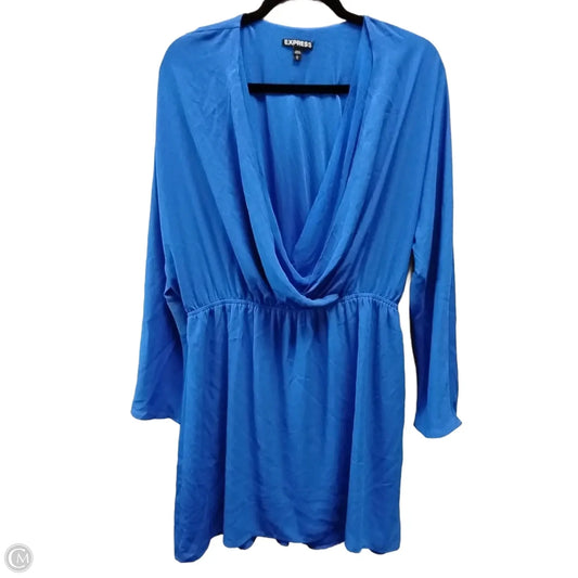 Dress Set 2pc By Express In Blue, Size: L