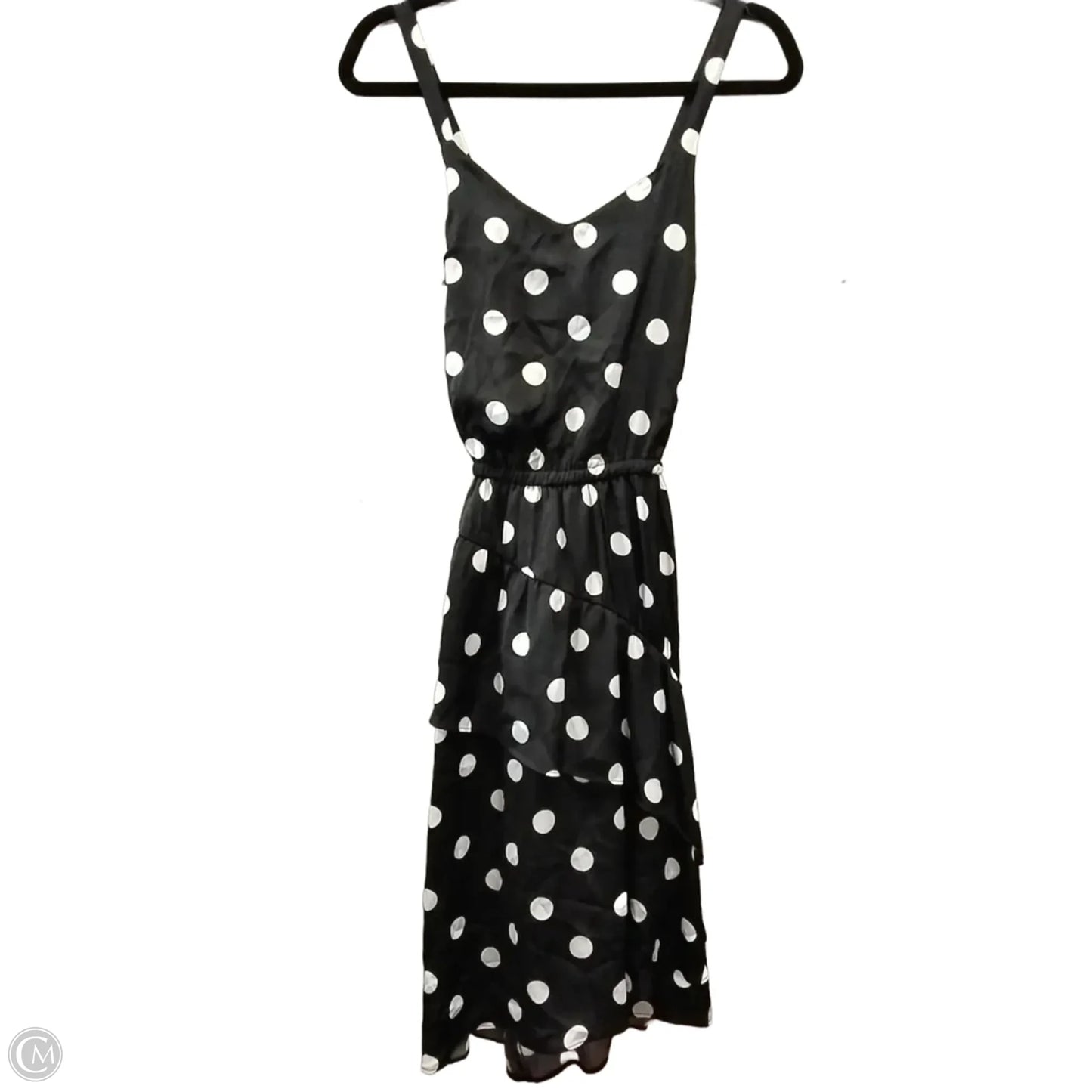Dress Casual Midi By A New Day In Polkadot Pattern, Size: S