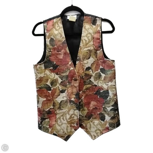 Vest Other By Clothes Mentor In Floral Print, Size: 2x