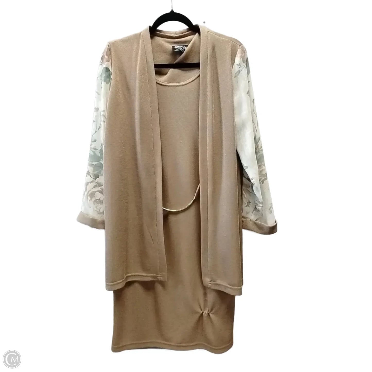 Dress Casual Short By Clothes Mentor In Brown, Size: 16