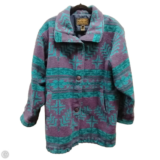 Coat Peacoat By Eddie Bauer In Multi-colored, Size: L