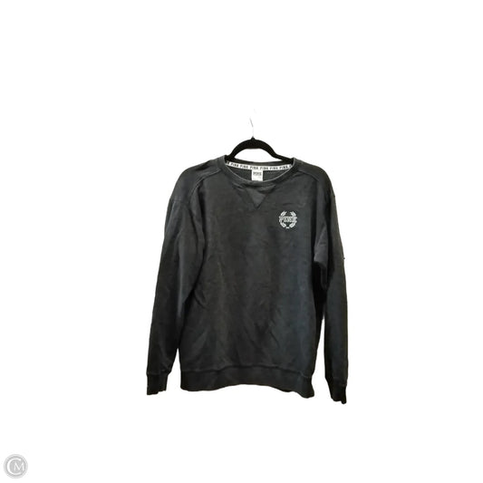 Sweatshirt Crewneck By Pink In Grey, Size: Sp