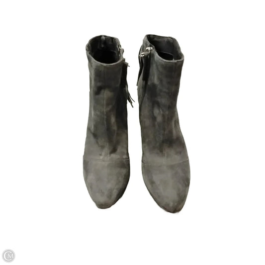 Boots Ankle Heels By White House Black Market In Grey, Size: 7