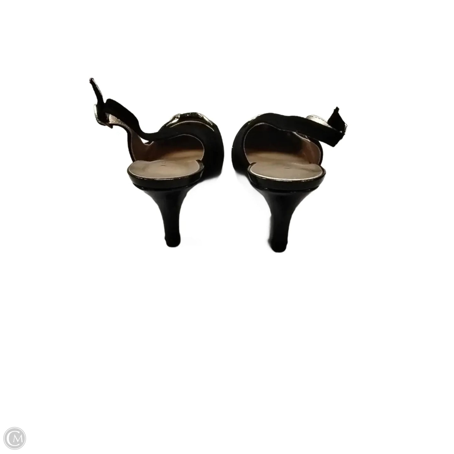 Shoes Heels Stiletto By Karen Scott In Black & Gold, Size: 8