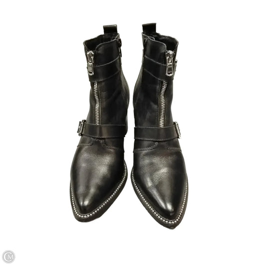 Boots Ankle Heels By Steve Madden In Black, Size: 10