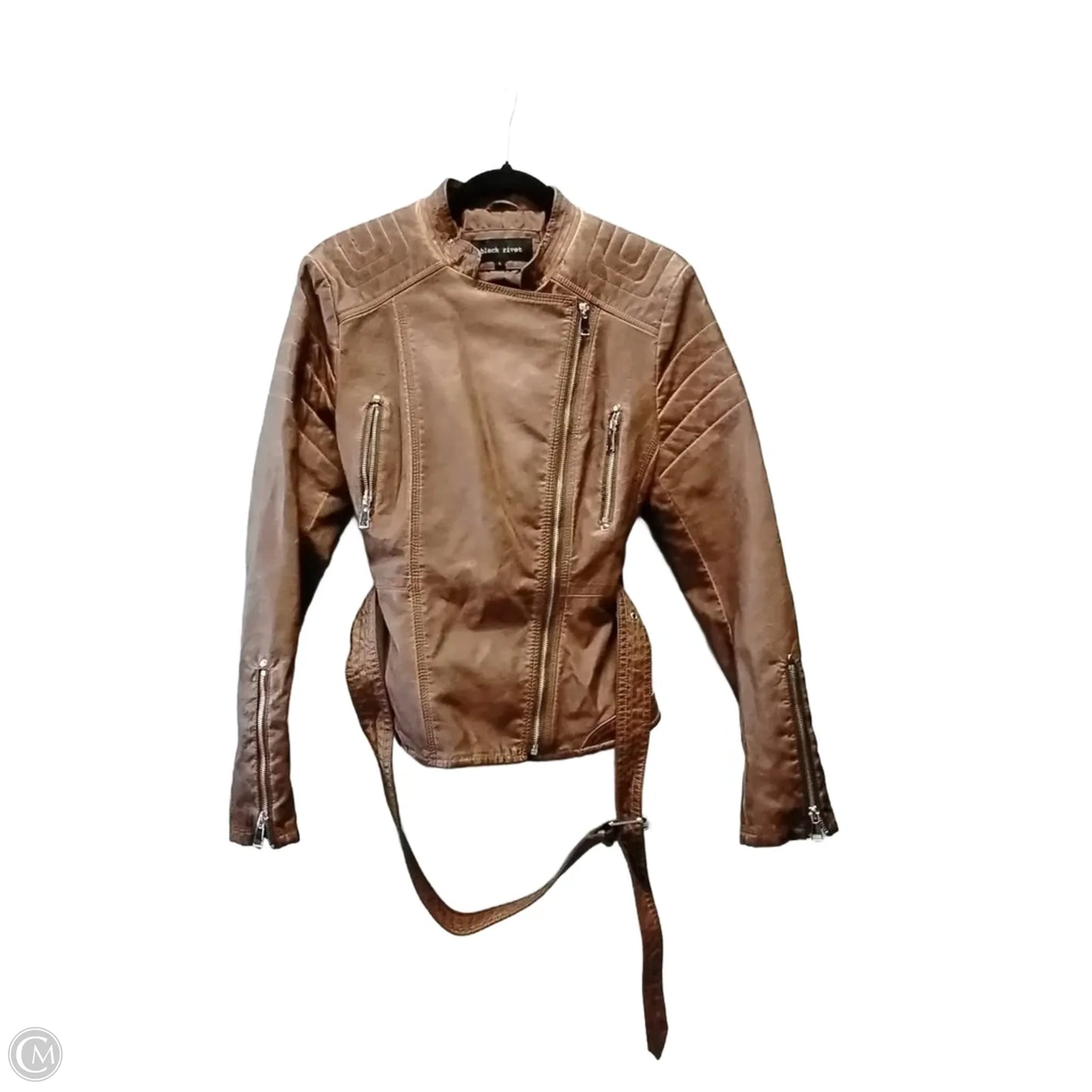 Jacket Other By Black Rivet In Brown, Size: L