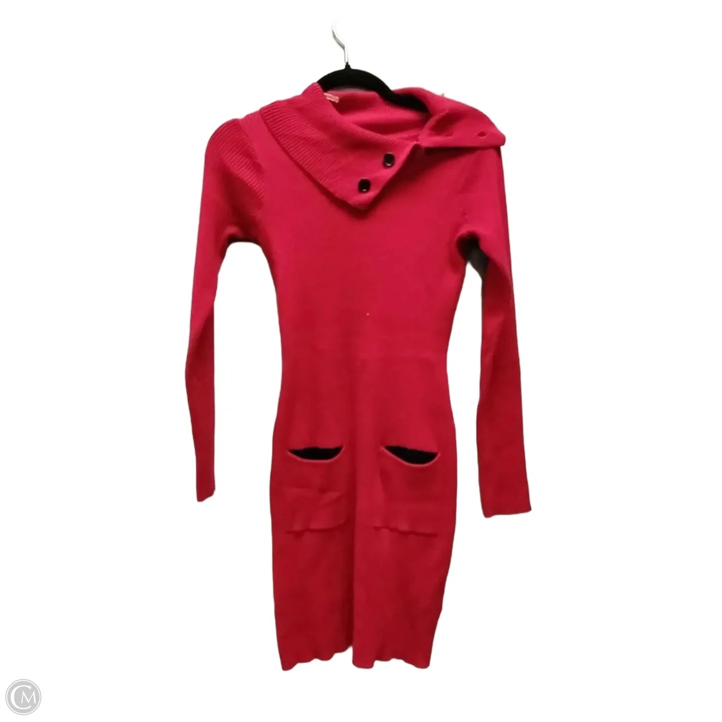 Dress Casual Midi By Iz Byer In Red, Size: M