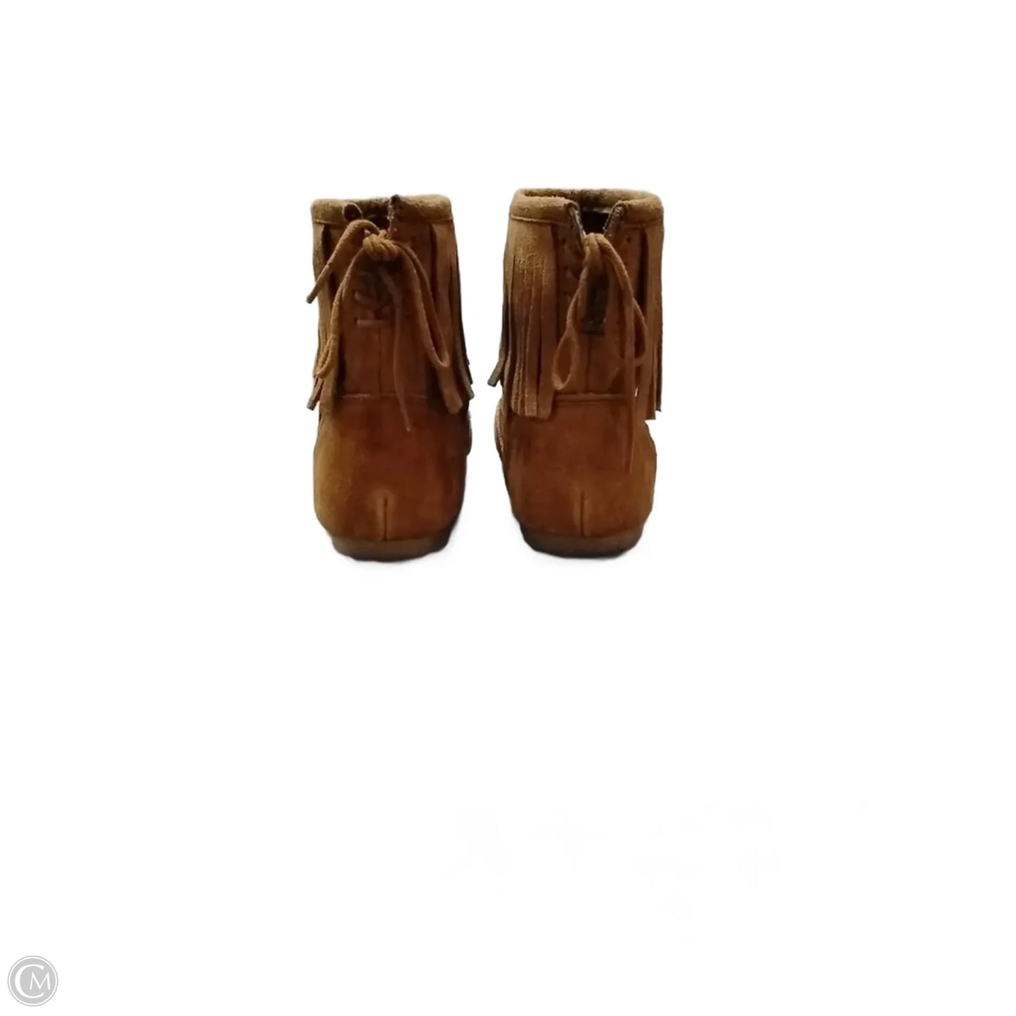 Boots Ankle Flats By Clothes Mentor In Tan, Size: 6