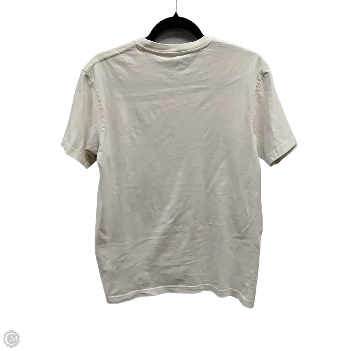 Top Short Sleeve By Clothes Mentor In Beige, Size: M