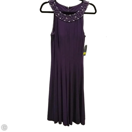 Dress Party Midi By Jessica Howard In Purple, Size: 8