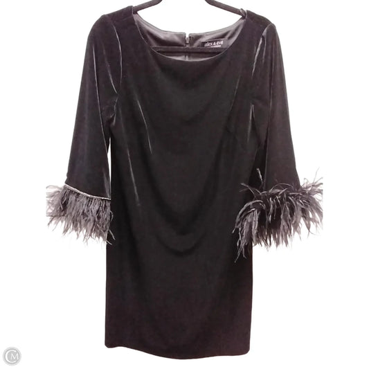 Dress Party Short By Alex Evenings In Black, Size: 10