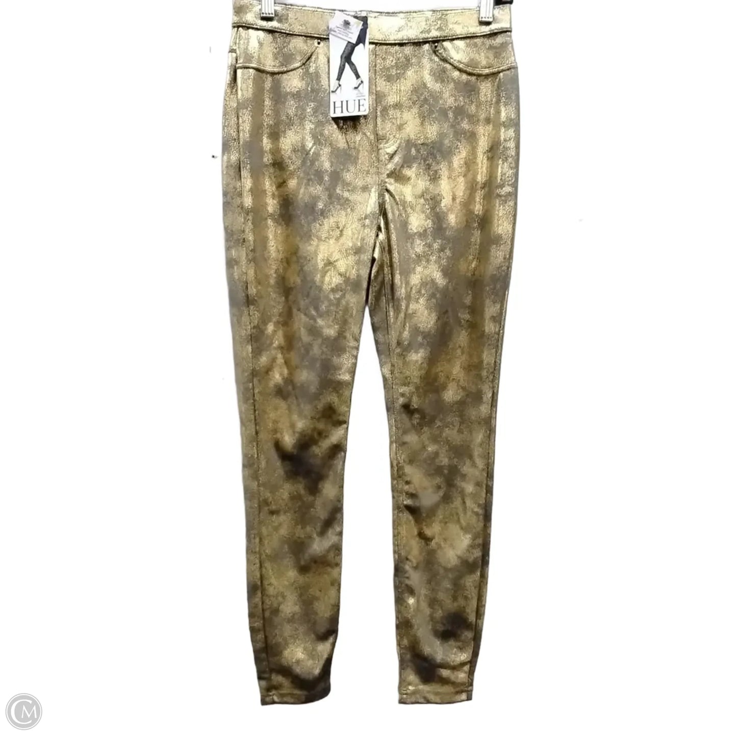 Pants Leggings By Hue In Gold, Size: 6