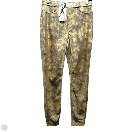 Pants Leggings By Hue In Gold, Size: 6