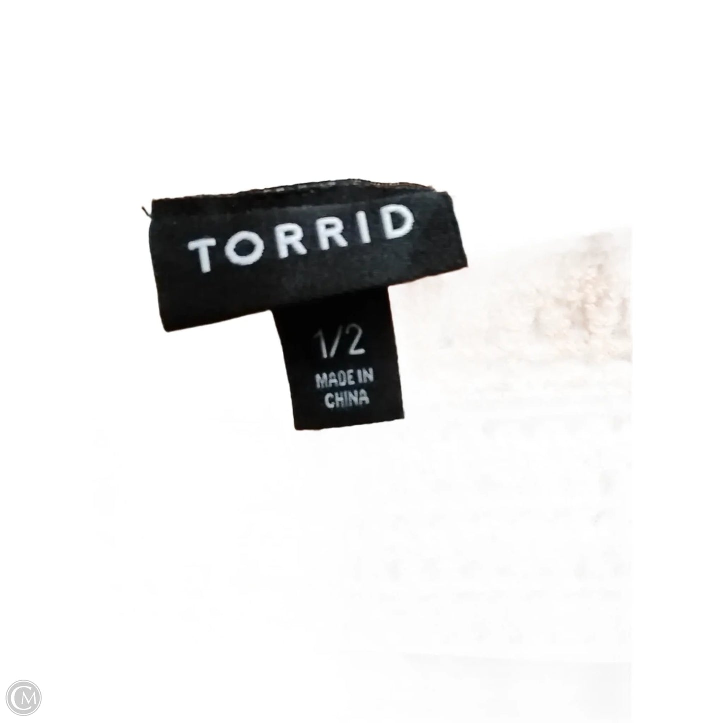 Sweater By Torrid In Orange & White, Size: Xxl