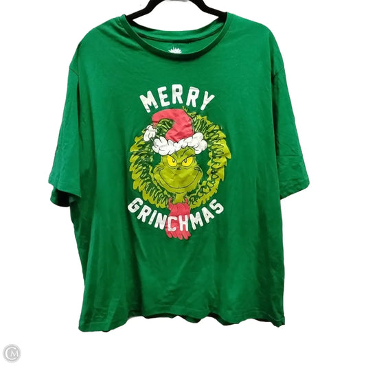 Top Short Sleeve By Clothes Mentor In Green, Size: 2x