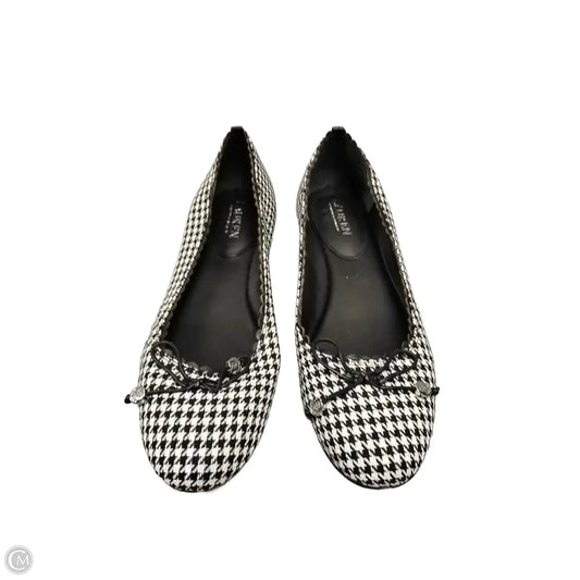 Shoes Flats By Lauren By Ralph Lauren In Checkered Pattern, Size: 9