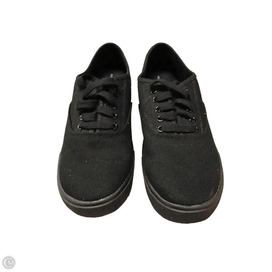 Shoes Sneakers By Time And Tru In Black, Size: 9