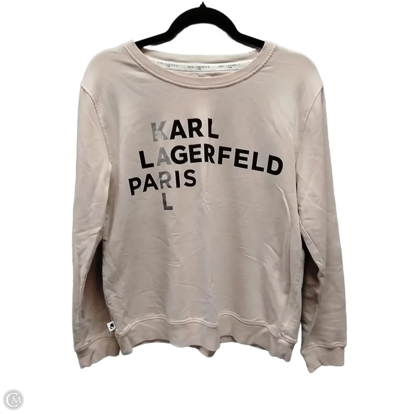 Sweatshirt Designer By Karl Lagerfeld In Pink, Size: 0