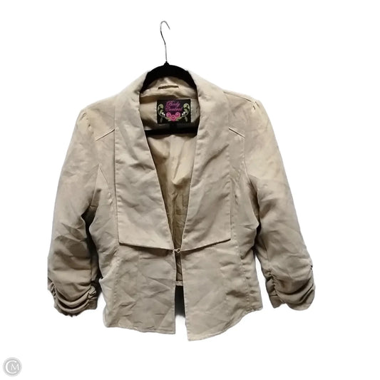 Jacket Other By Clothes Mentor In Tan, Size: L