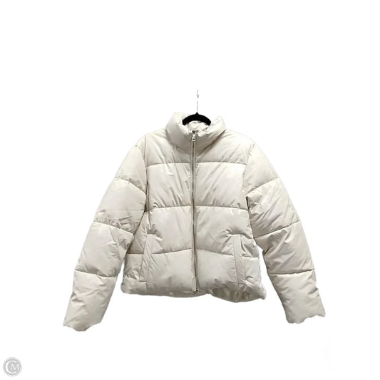 Coat Puffer & Quilted By Vigoss In Beige, Size: Xl