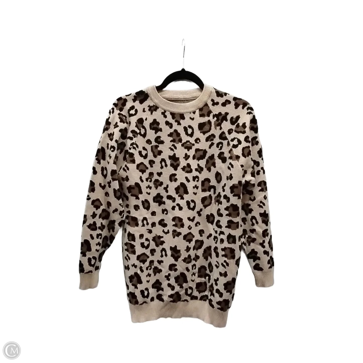 Sweater By Clothes Mentor In Leopard Print, Size: 3x