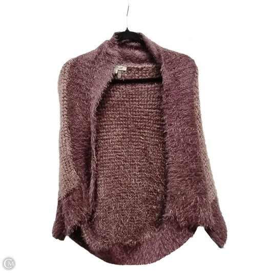 Sweater Cardigan By Simply Noelle In Purple, Size: Onesize