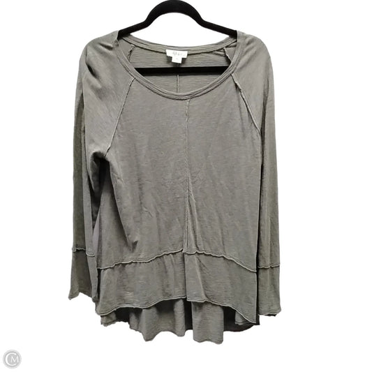 Top Long Sleeve By Style And Company In Green, Size: M
