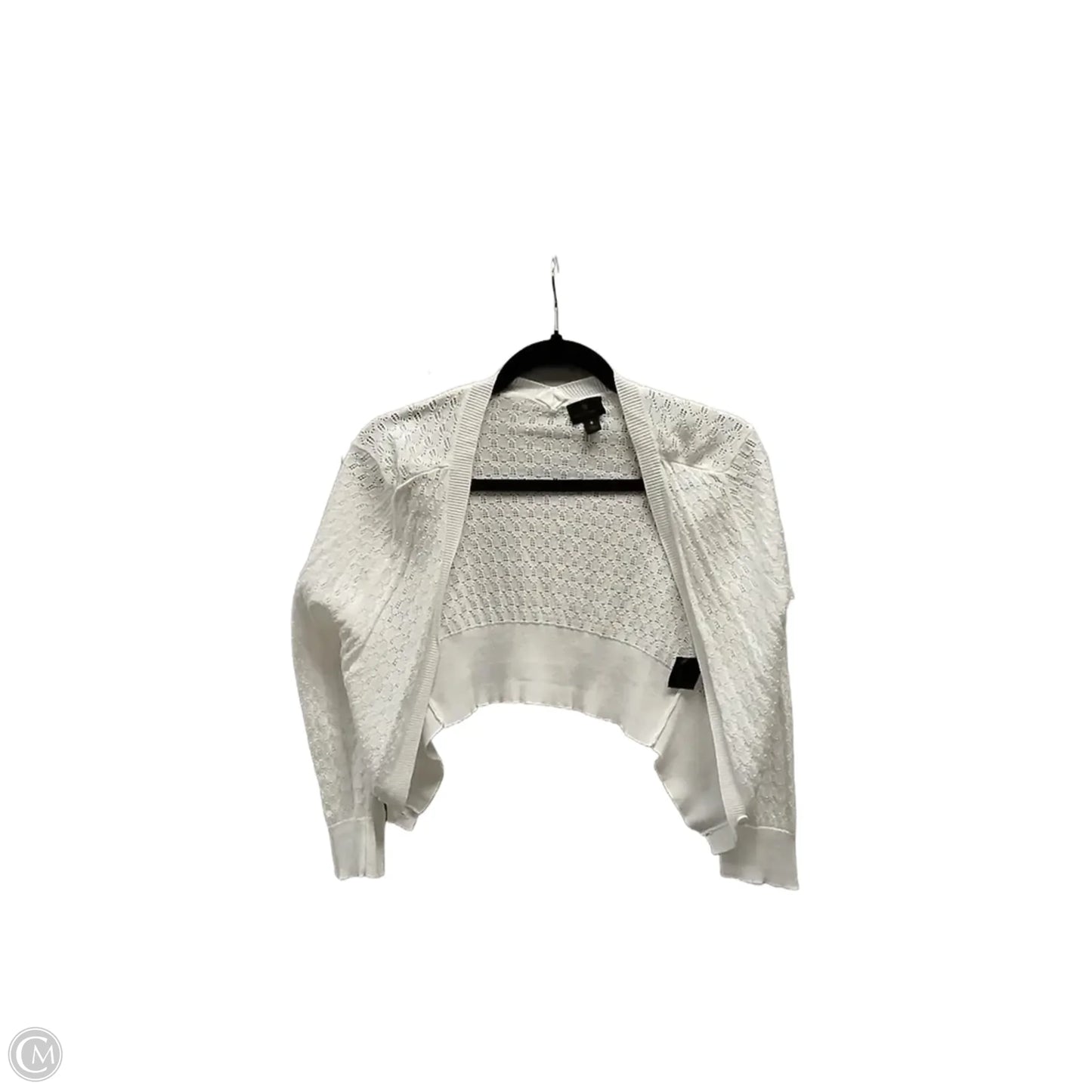 Sweater Short Sleeve By Worthington In White, Size: S