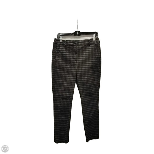 Pants Cropped By Loft In Checkered Pattern, Size: 6