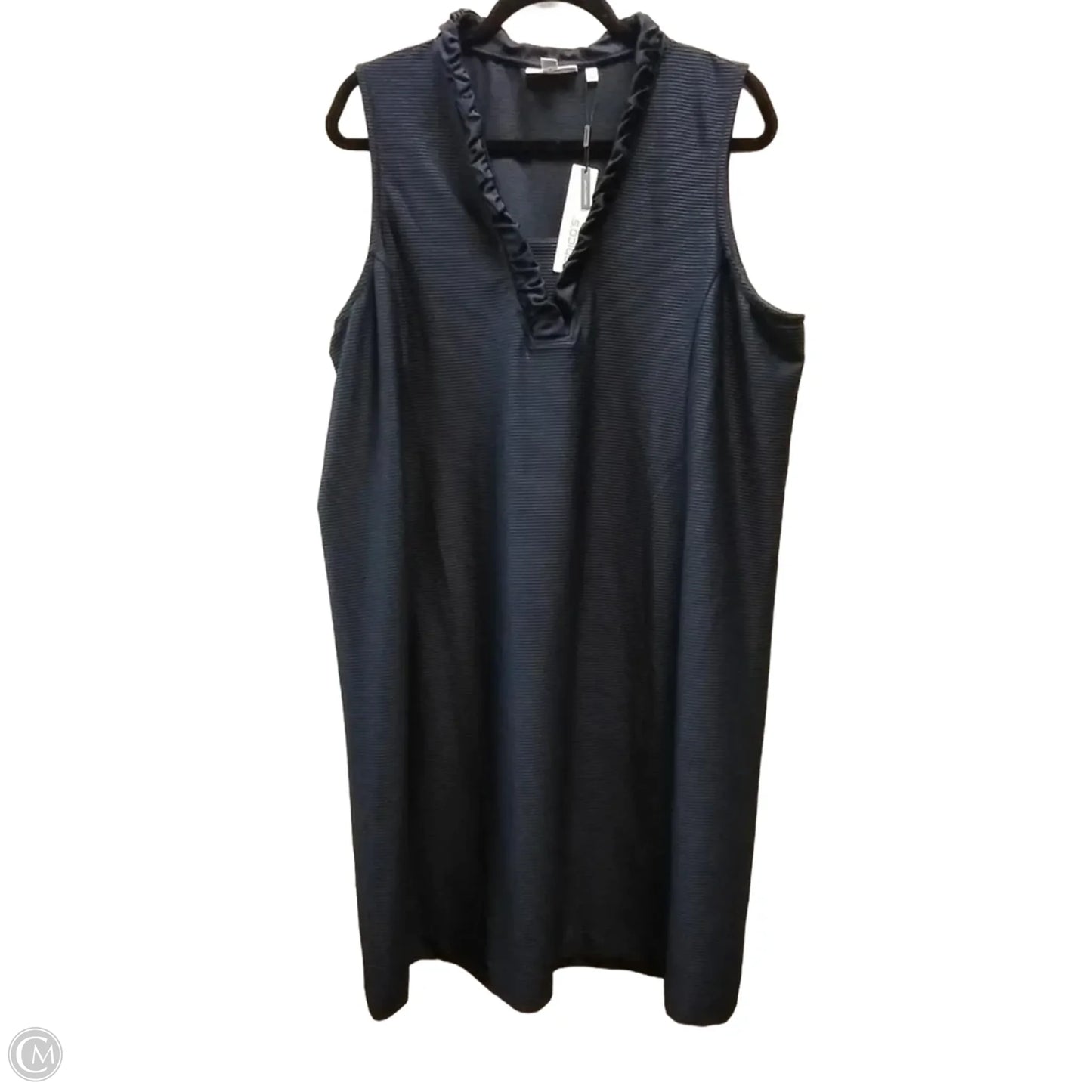 Dress Casual Short By Chicos In Navy, Size: Xxl