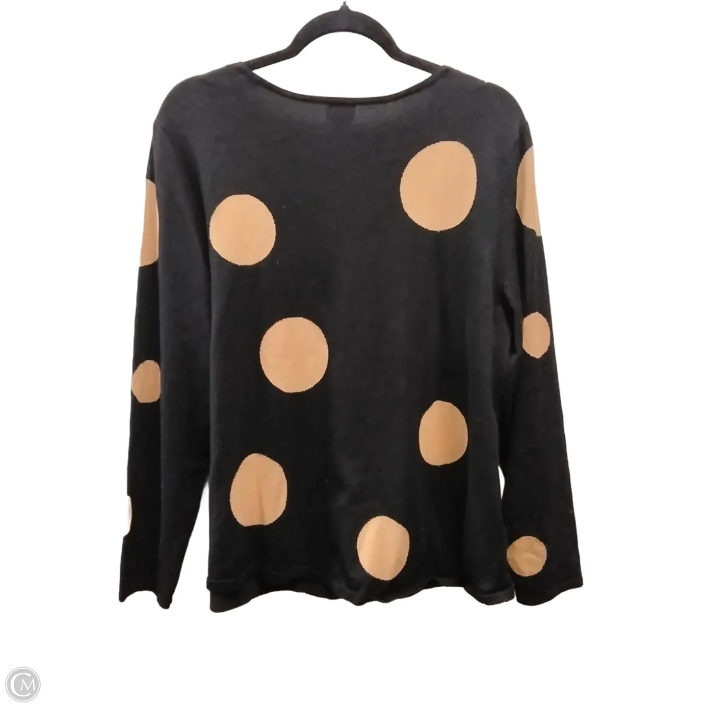Sweater By Chicos In Polkadot Pattern, Size: Xl