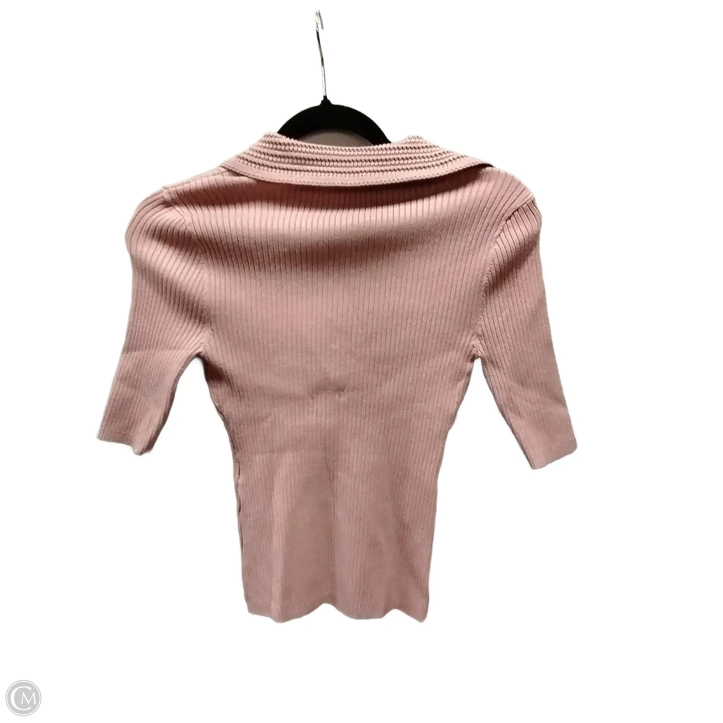 Sweater Short Sleeve By White House Black Market In Pink, Size: Xs