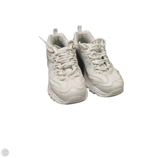 Shoes Athletic By Skechers In White, Size: 5