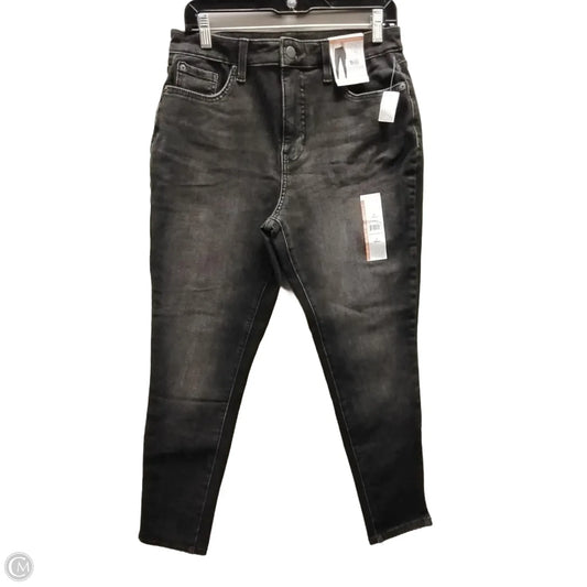 Jeans Straight By Time And Tru In Black, Size: 8