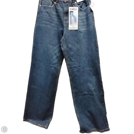 Jeans Wide Leg By Rewash In Blue Denim, Size: 7