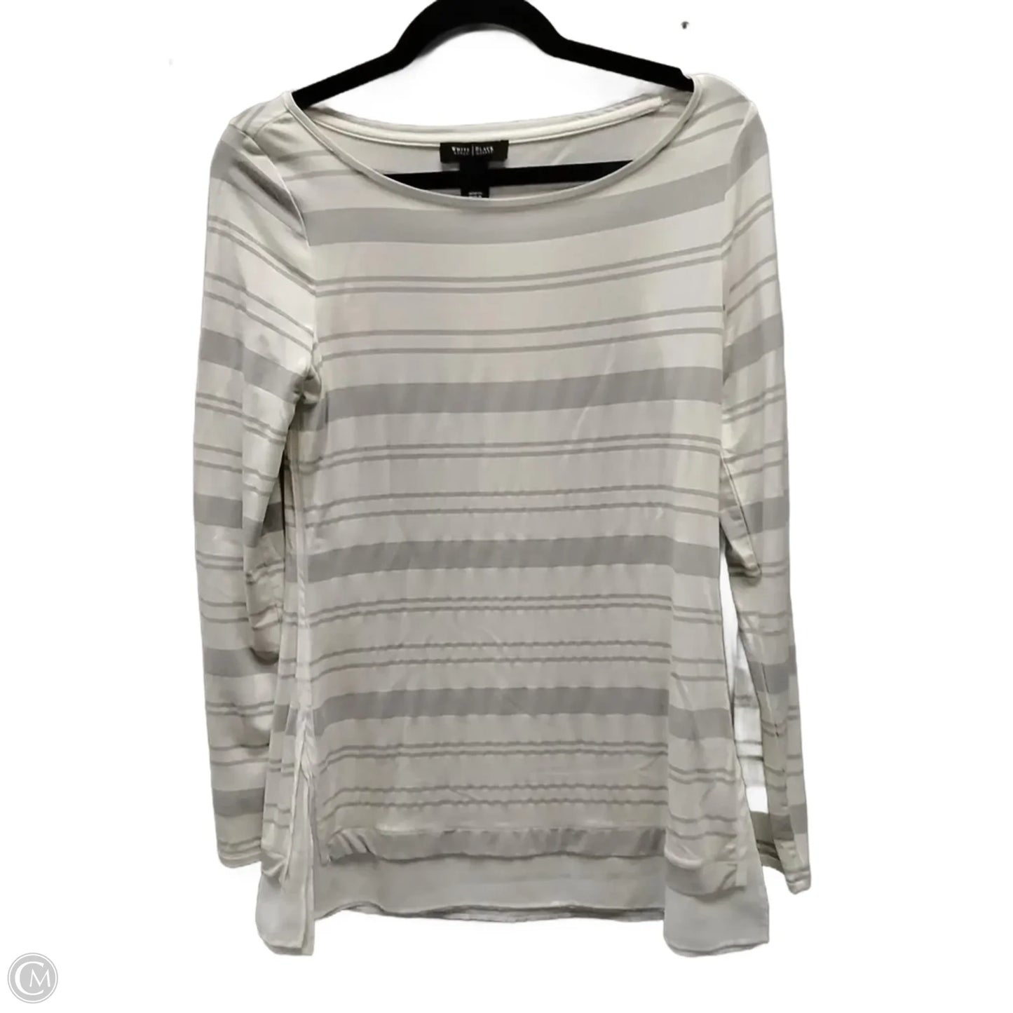 Top Long Sleeve By White House Black Market In Striped Pattern, Size: Xs
