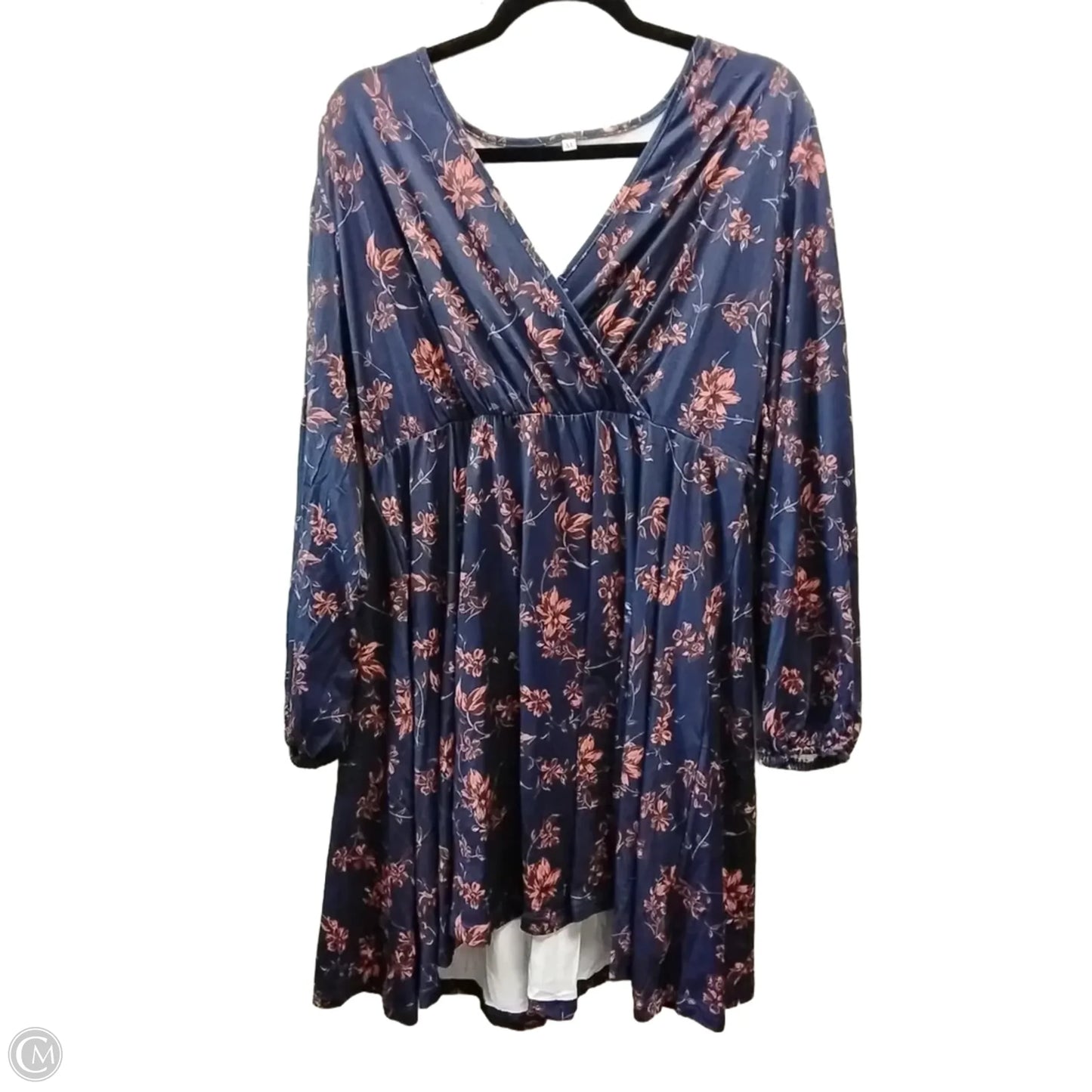 Dress Casual Midi By Clothes Mentor In Floral Print, Size: Xl