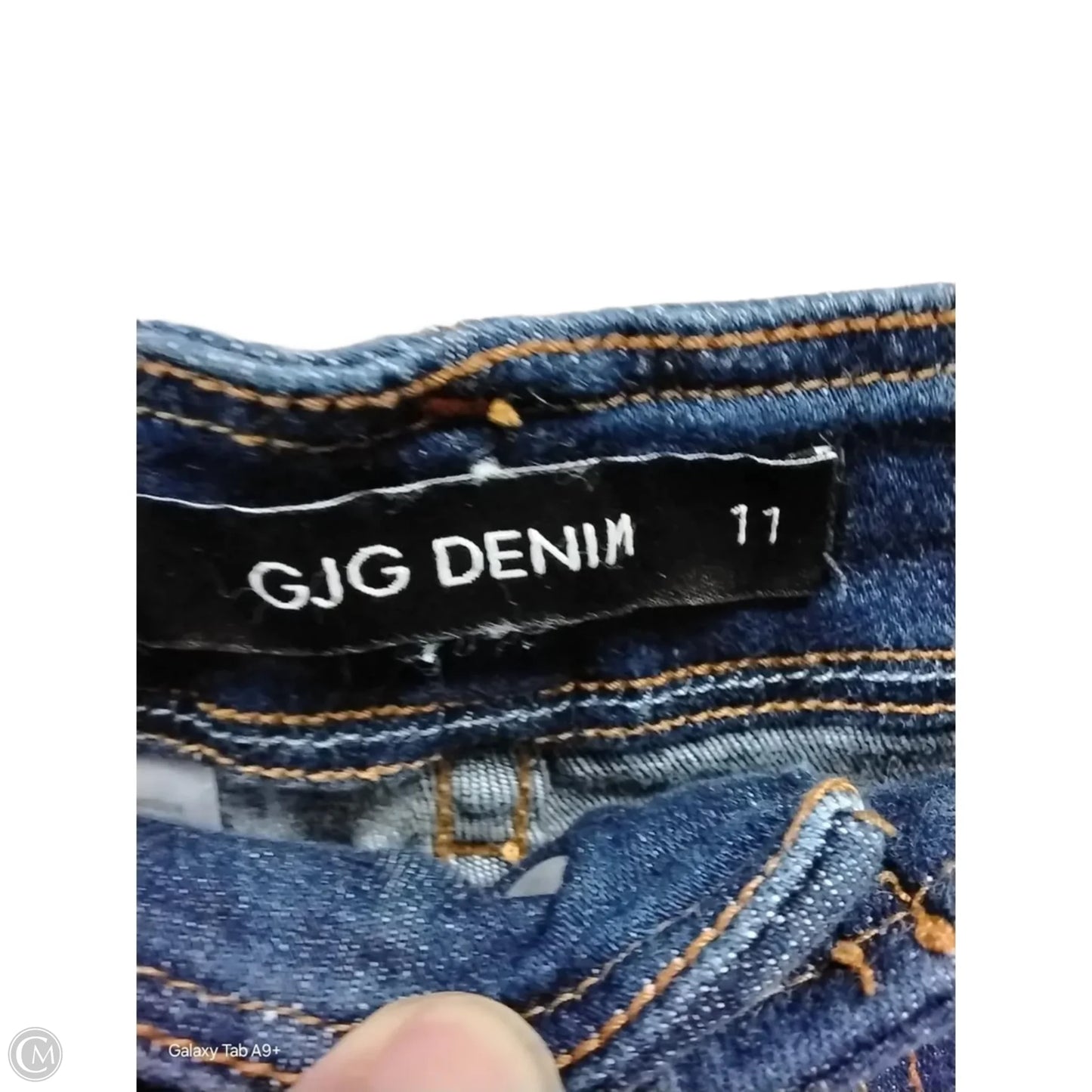 Jeans Wide Leg By Clothes Mentor In Blue Denim, Size: 11