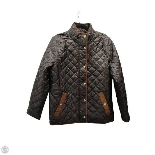 Jacket Puffer & Quilted By Talbots In Leopard Print, Size: L