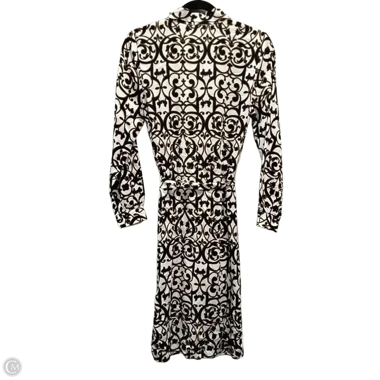 Dress Casual Midi By Loft In Geometric Pattern, Size: Sp