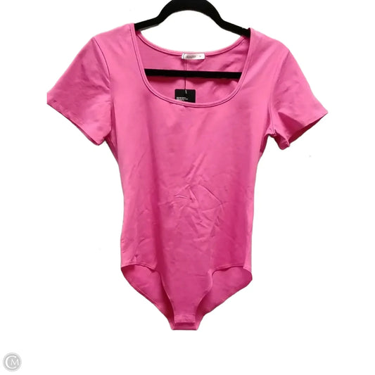 Bodysuit By Clothes Mentor In Pink, Size: M