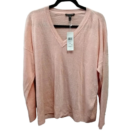 Sweater By Eileen Fisher In Peach, Size: M