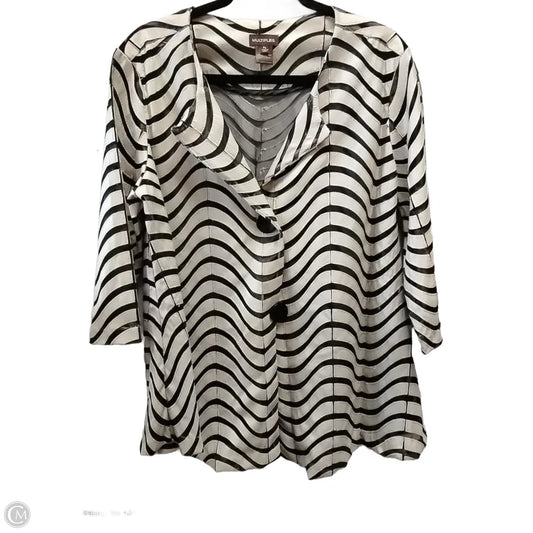 Top Long Sleeve By Multiples In Animal Print, Size: Lp
