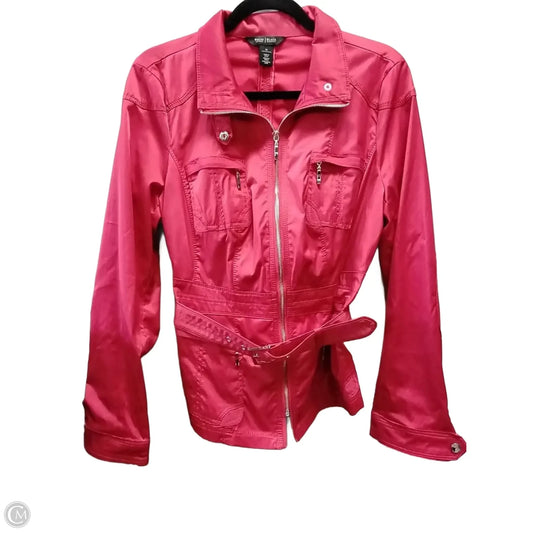 Coat Raincoat By White House Black Market In Red, Size: 14