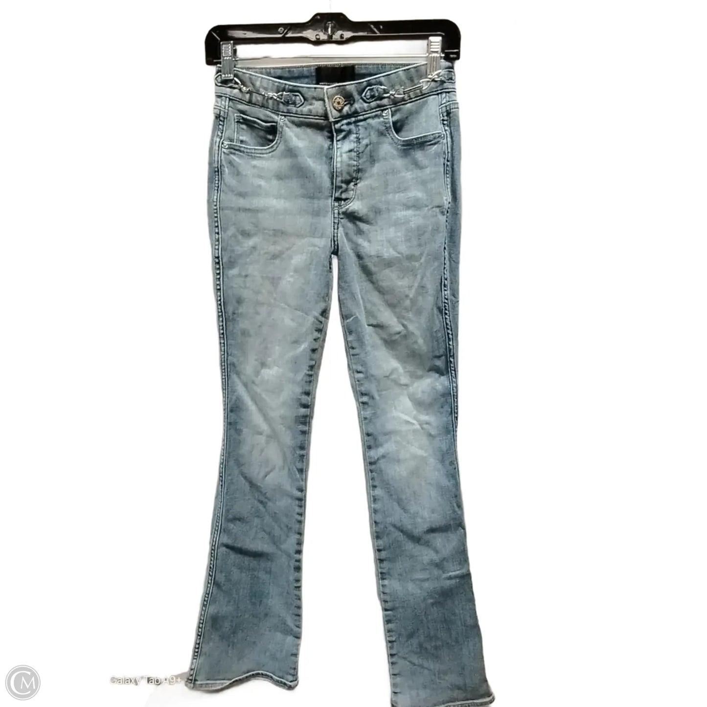 Jeans Flared By White House Black Market In Blue Denim, Size: 0