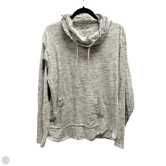 Top Long Sleeve By Clothes Mentor In Grey, Size: 3x